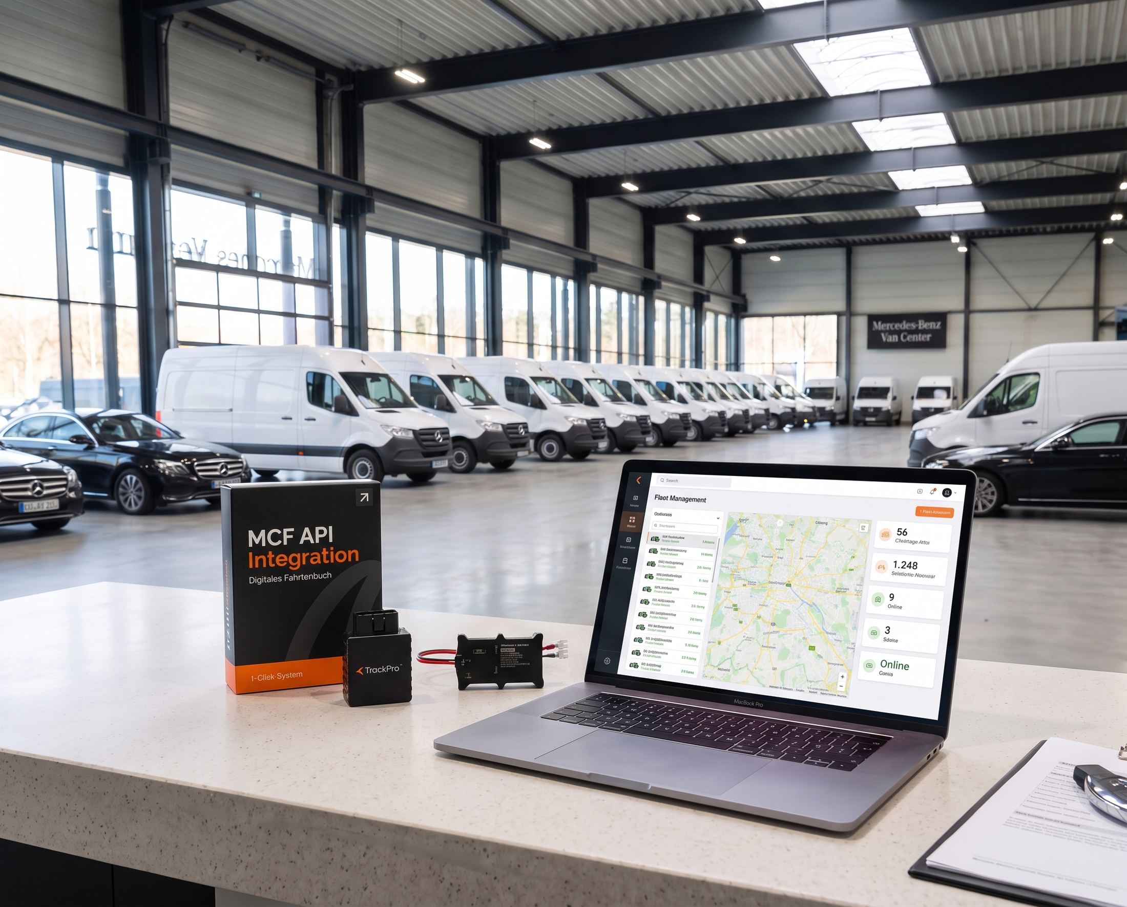 TrackPro Flotte, Software und Geräte